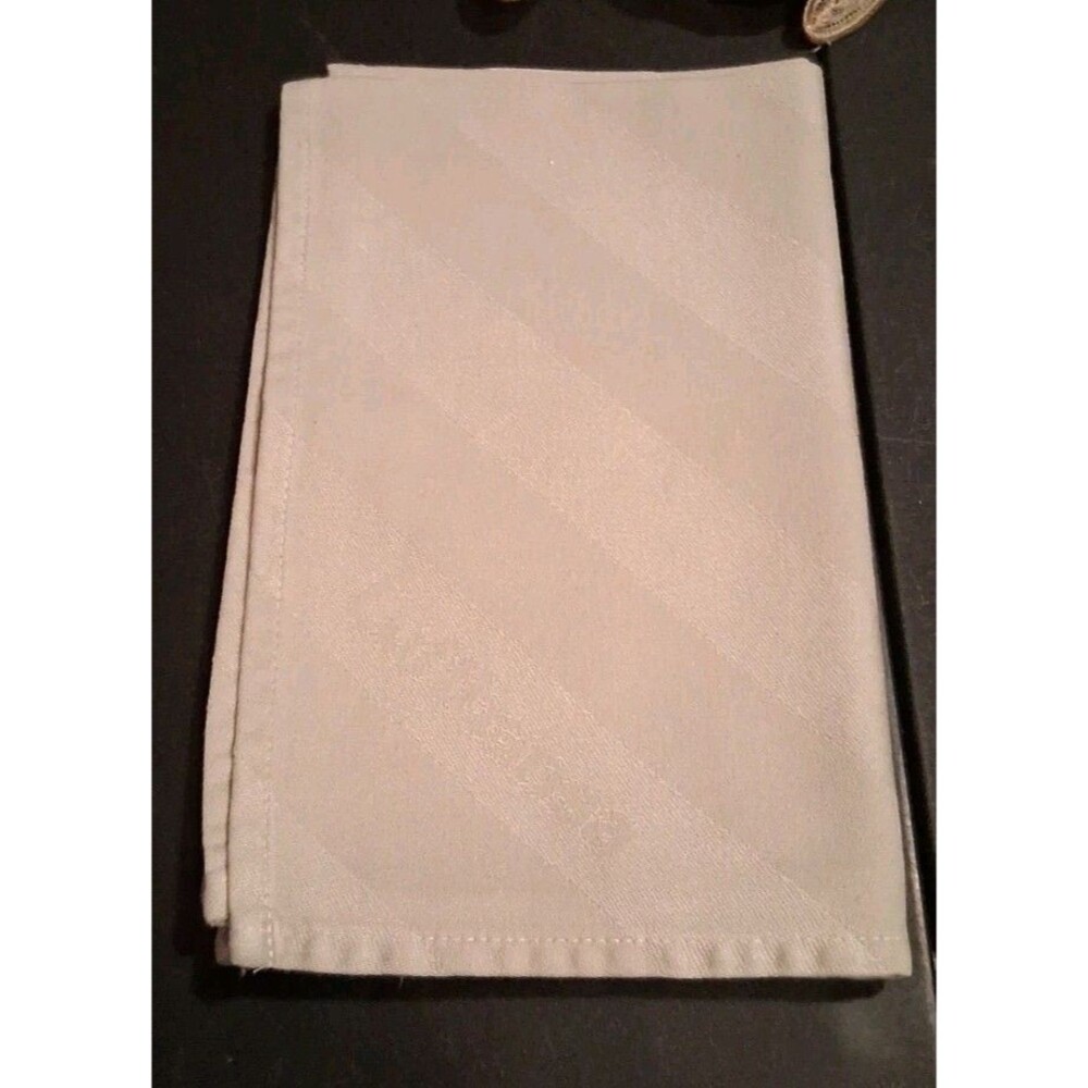 Lufthansa Airlines Logo Napkin Pale Gray Shadow Stripes